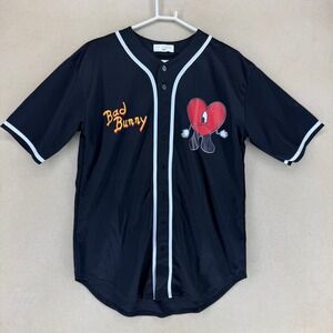 LA DREAMZ Bad Bunny Un Verano Sin Ti Baseball Jersey Black M
